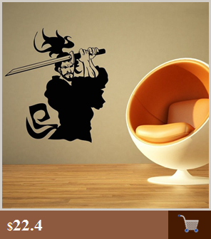 Naklejka Kendo maska samuraj Ninja plakat artystyczne Vinyl ozdobne malowidło wojownik - Wianko - 10