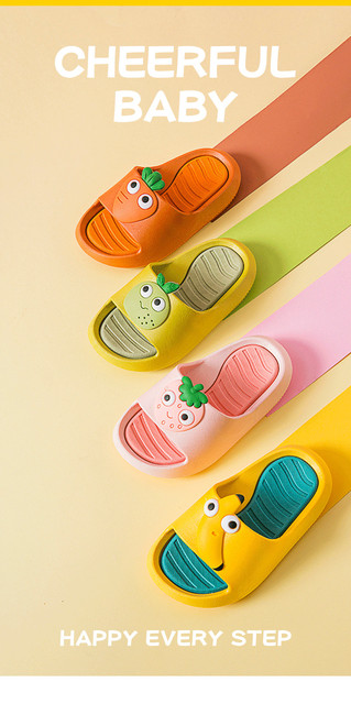 Nowe letnie kapcie dla dzieci Suihyung 2021 w stylu kreskówki - śliczne owoce, chłopcy dziewczęta, sandały plażowe, maluszek, mały, łazienkowe+k30 - Wianko - 10