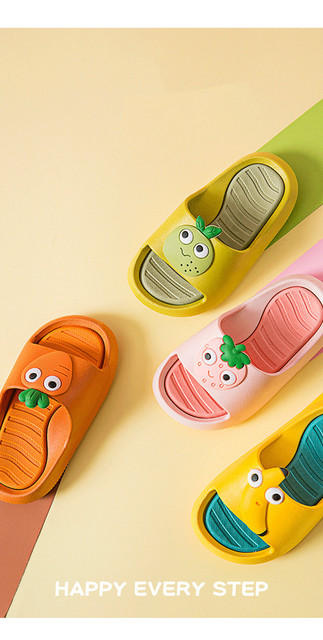 Nowe letnie kapcie dla dzieci Suihyung 2021 w stylu kreskówki - śliczne owoce, chłopcy dziewczęta, sandały plażowe, maluszek, mały, łazienkowe+k30 - Wianko - 12