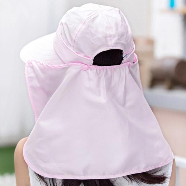 Zewnętrzna klapa ochronna na szyję z szybkim schnięciem, oddychająca - klapka na czapkę przeciwsłoneczną wędkarską, dla kobiet, z filtrem UV - Wianko - 13