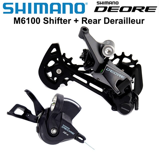 Dźwignia zmiany biegów SHIMANO DEORE M6100 12-biegowy + przerzutka tylna RD M6100 SGS 12s - Wianko - 1