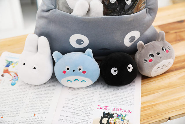 Pluszowe zabawki Totoro Pudding - urocze lalki w kształcie awokado dla dziewczynki - Wianko - 8