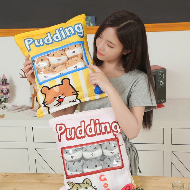 Pluszowe zabawki Totoro Pudding - urocze lalki w kształcie awokado dla dziewczynki - Wianko - 39