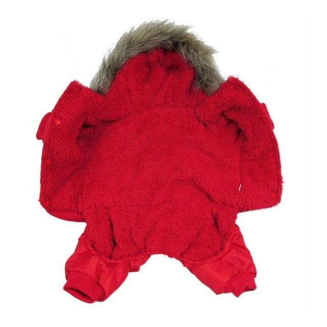 Płaszcz polarowy zimowy dla średnich psów - ciepłe ubranie dla pupila - Wianko - 8