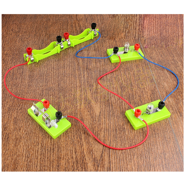 Sprzęt dydaktyczny do nauki i technologii: eksperymentalne urządzenie termostatyczne obwodów szeregowych i równoległych - zabawka edukacyjna dla przedszkoli KindergartenDIY - Wianko - 4