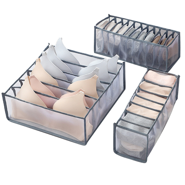 Bielizna skarpetki - pudełko do przechowywania biustonoszy, rękawiczek i szalików, schowek z składaną szufladą - Wianko - 6