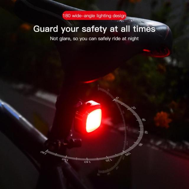 Oświetlenie tylne rowerowe Taillight USB akumulator górski rower łączy wysoką trwałość i wytrzymałość podczas nocnego kolarstwa - Wianko - 1