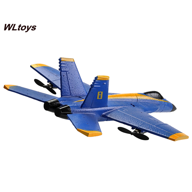 Wltoys XK A190 F-18 - zdalnie sterowany model F/A-18C 2-kanalowy samolot, 2.4GHz radiowe sterowanie, 6-osiowy dron pilot zdalnego sterowania szybowiec - Wianko - 10
