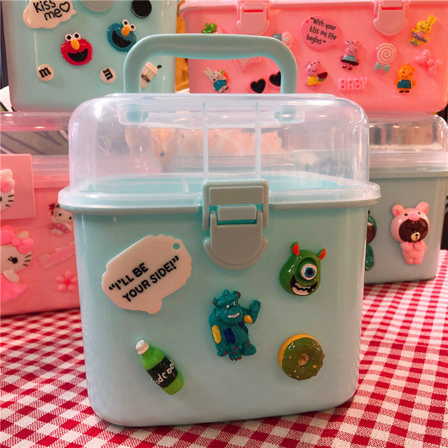 Mini domowe pudło do przechowywania akcesoriów medycznych dla niemowląt Disney Myszka Miki - Wianko - 6