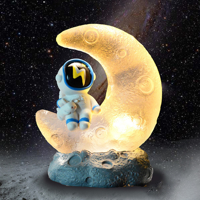 Pudełko z niespodzianką: Zabawka astronauta w miniaturowym Spacesuit - dekoracja wnętrz - Wianko - 11