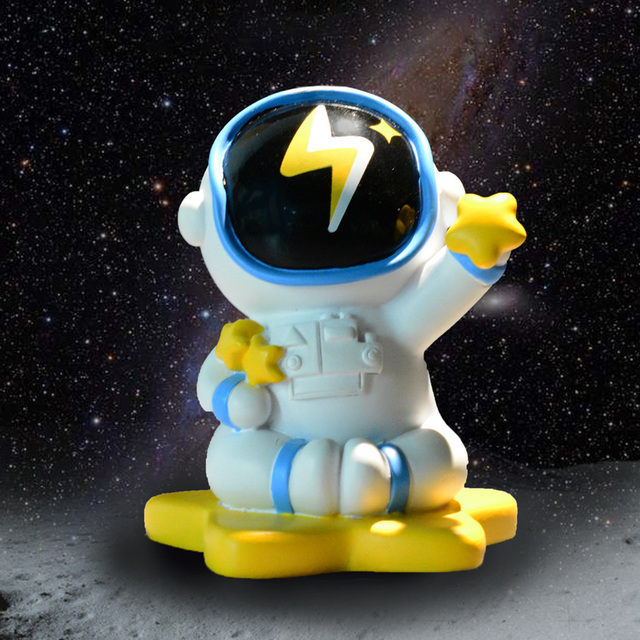 Pudełko z niespodzianką: Zabawka astronauta w miniaturowym Spacesuit - dekoracja wnętrz - Wianko - 10
