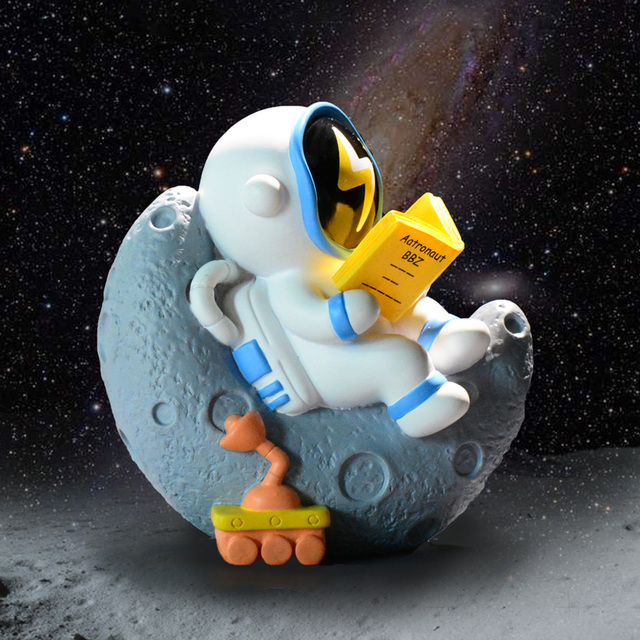 Pudełko z niespodzianką: Zabawka astronauta w miniaturowym Spacesuit - dekoracja wnętrz - Wianko - 8