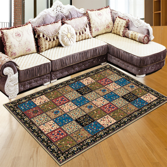 Duży dywan antypoślizgowy MUZE-X dla salonu, kuchni i sypialni, retro wystrój, wysoka jakość Europejska - Wianko - 4