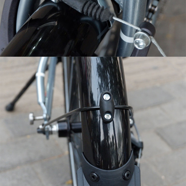 Błotnik przedni i tylny do rowerów składanych, BMX, 16, 20, 14 - akcesoria rowerowe - Wianko - 27