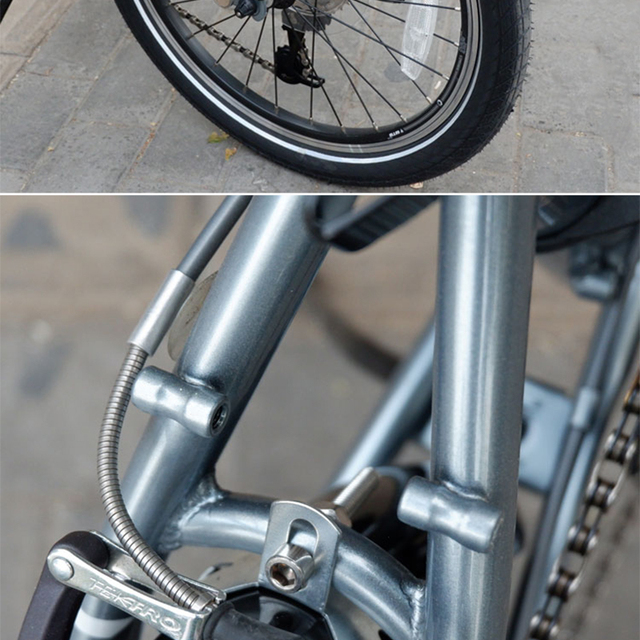 Błotnik przedni i tylny do rowerów składanych, BMX, 16, 20, 14 - akcesoria rowerowe - Wianko - 26