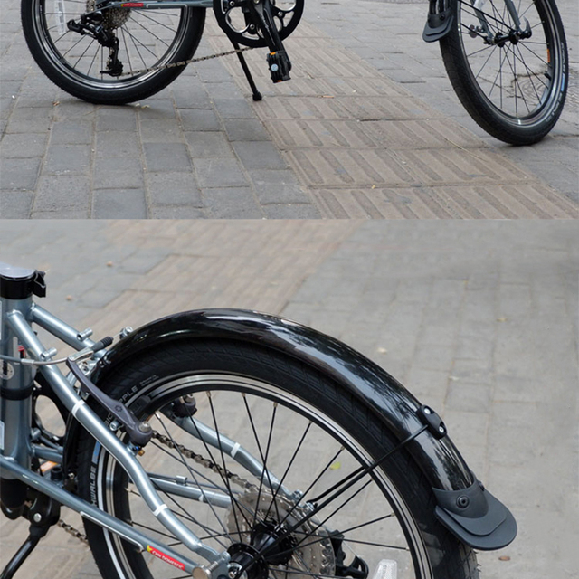 Błotnik przedni i tylny do rowerów składanych, BMX, 16, 20, 14 - akcesoria rowerowe - Wianko - 25