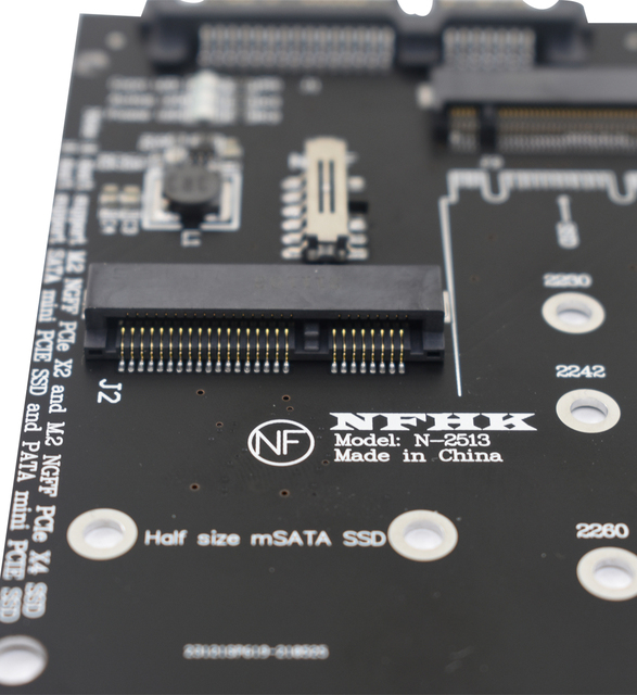 Adapter Mini PCIE M.2 NGFF Msata to Sata 2.5 Cal + M gniazdo pulpitu NGFF konwerter SSD M2 - Karta rozszerzająca - Wianko - 10
