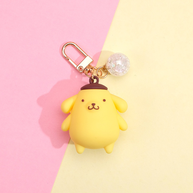 Brelok do kluczyków Sanrio Kuromi Mymelody Kitty w stylu Kawaii - śliczny mały prezent z wiszącą laleczką na boże narodzenie dla chłopca i dziewczyny - Wianko - 14