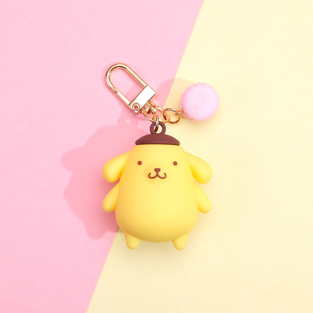 Brelok do kluczyków Sanrio Kuromi Mymelody Kitty w stylu Kawaii - śliczny mały prezent z wiszącą laleczką na boże narodzenie dla chłopca i dziewczyny - Wianko - 12