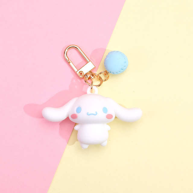 Brelok do kluczyków Sanrio Kuromi Mymelody Kitty w stylu Kawaii - śliczny mały prezent z wiszącą laleczką na boże narodzenie dla chłopca i dziewczyny - Wianko - 15