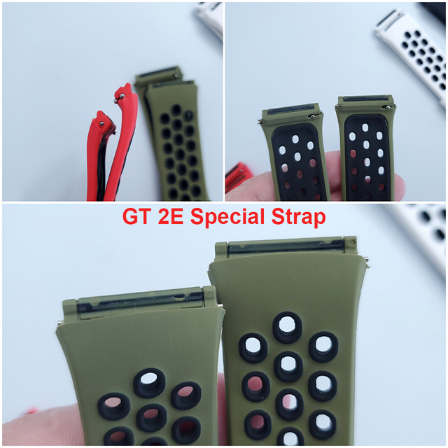 Pasek nadgarstkowy z miękkiego silikonu, oficjalny styl dla HUAWEI Watch GT 2e GT2E (koreański) - Wianko - 9