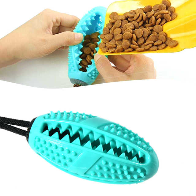 Zabawka interaktywna dla psów - piłka z przyssawką do żucia i czyszczenia zębów - Wianko - 13