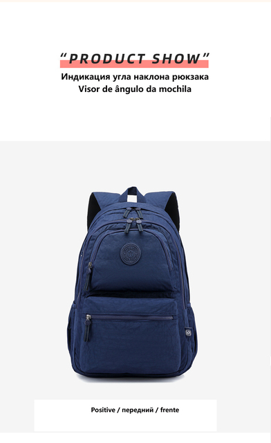 Plecak dla dziewczynek i nastolatek Famous Travel - nylon, torby szkolne, miejsce na 15.6-calowy laptop - Wianko - 16