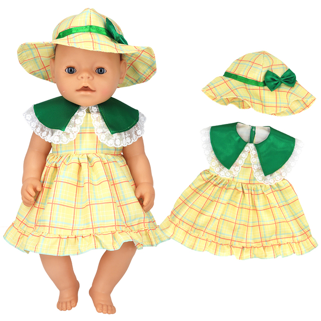Lalka dla dzieci z ubrankami jednorożec sukienka/kombinezon, żywe 43 cm, Nenuco 35-42cm, odzież dla lalek - Wianko - 39