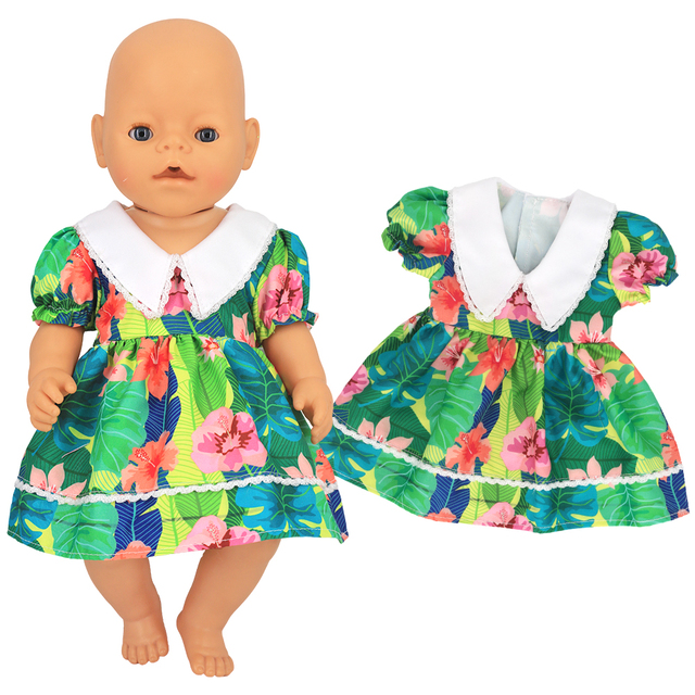 Lalka dla dzieci z ubrankami jednorożec sukienka/kombinezon, żywe 43 cm, Nenuco 35-42cm, odzież dla lalek - Wianko - 35