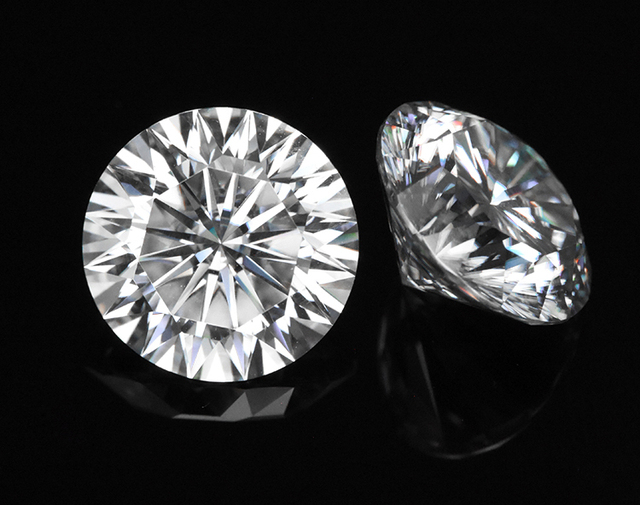 Moissanite DE Color VVS1 1ct, 6.5mm, idealny diamentowy krój, z raportem GRA - Wianko - 9