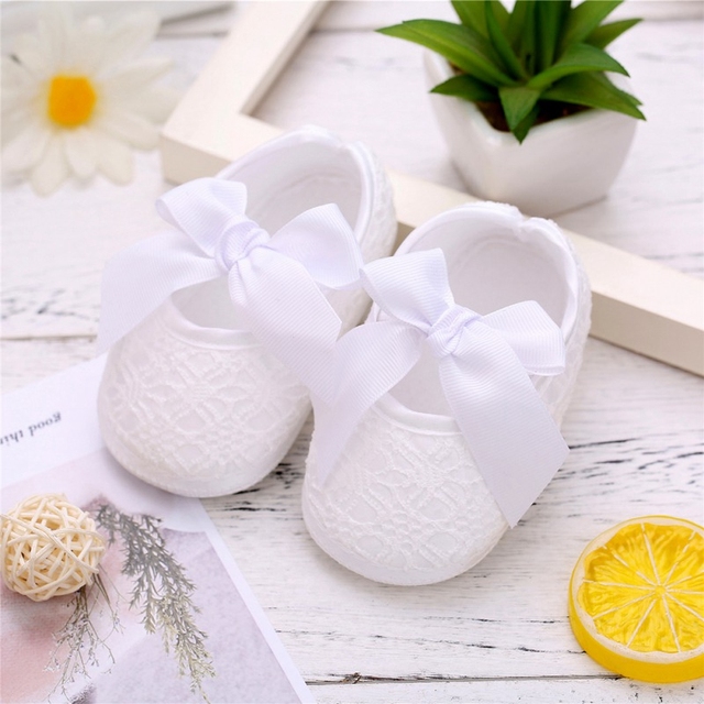 Nowy, miękka podeszwa buty dla niemowląt - Prewalker, letnie buciki dziewczęce z kokardką - Wianko - 11