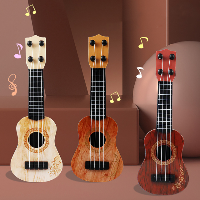 Dzieci Mini gitara 4 struny grywalna klasyczna Ukulele - instrumenty muzyczne dla początkujących wczesna edukacja - Wianko - 6