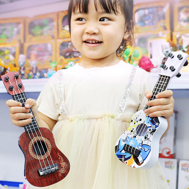 Dzieci Mini gitara 4 struny grywalna klasyczna Ukulele - instrumenty muzyczne dla początkujących wczesna edukacja - Wianko - 15