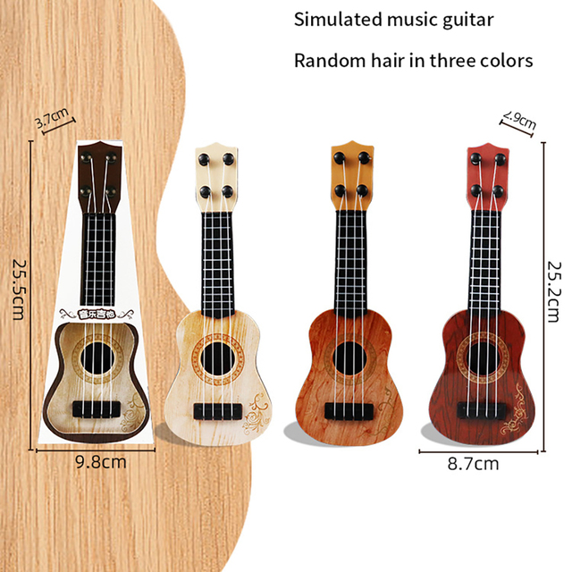 Dzieci Mini gitara 4 struny grywalna klasyczna Ukulele - instrumenty muzyczne dla początkujących wczesna edukacja - Wianko - 11