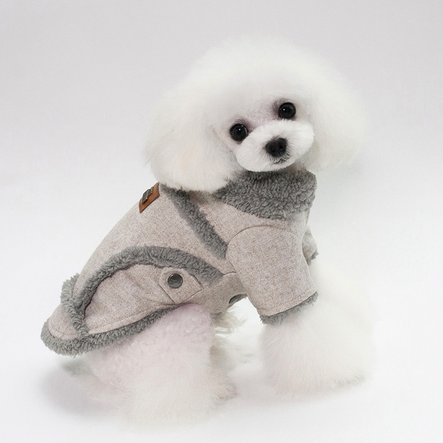Płaszcz Pet Jack dla małych psów - dwunożny, bawełniany z podszewką - Wianko - 6