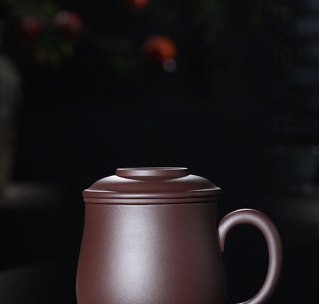 Kubki do herbaty ceramiczne YiXing Zi Sha o pojemności 470 ml: serwis Hand Made, styl retro, tradycyjna chińska herbata, biuro - Wianko - 8