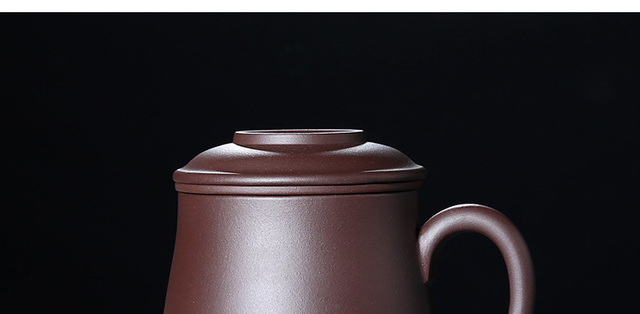 Kubki do herbaty ceramiczne YiXing Zi Sha o pojemności 470 ml: serwis Hand Made, styl retro, tradycyjna chińska herbata, biuro - Wianko - 22