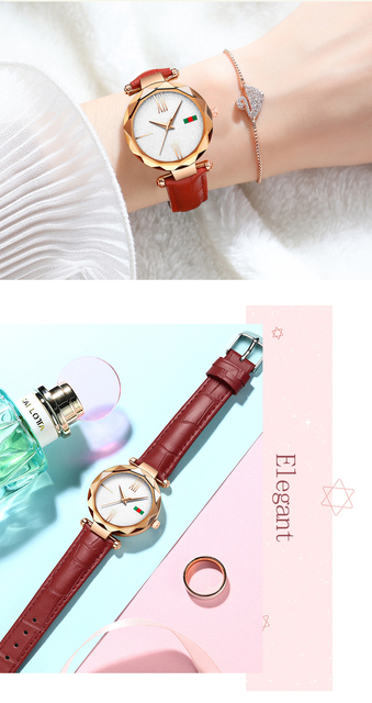 Zegarek damski CHENXI luksusowy, wodoodporny, skórzany, kwarcowy, różowe złoto - Wianko - 11