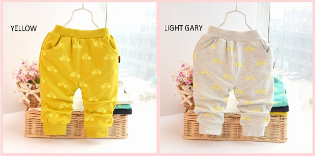 Spodnie dla niemowląt - koreański styl, bawełna, nowa kolekcja 2018, 0-2 lata, Baby Boy / Girls - Wianko - 2