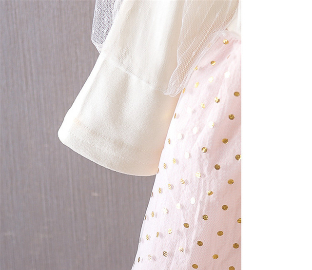 Sukienka balowa dla dziewczynek z długim rękawem i cekinową przędzą - księżniczka, nowa jesienna kolekcja - Wianko - 19