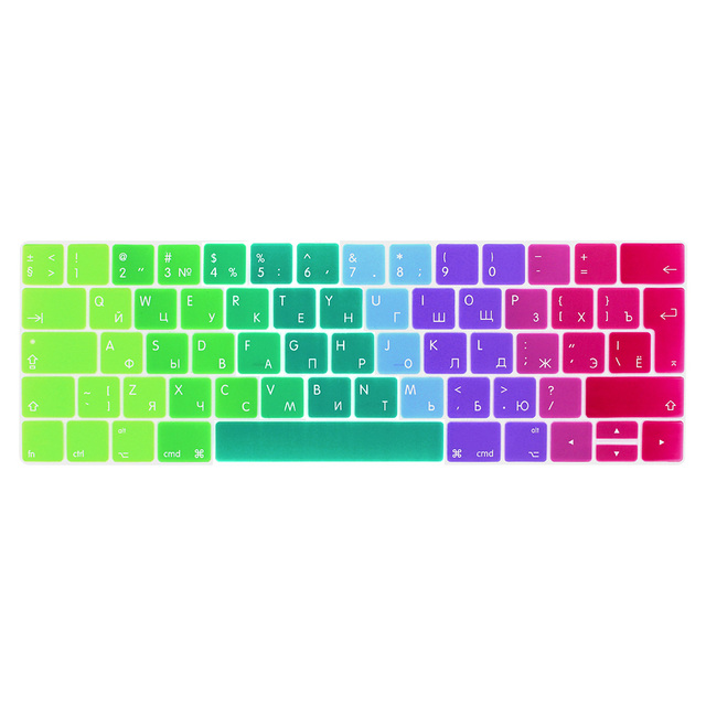 Pokrywa klawiatury dla Macbook Pro 13/15 Touch Bar - kolorowa ochronna obudowa A2159/A1707/A1706/A1989/A1990 - Wianko - 34