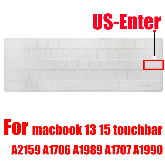 Pokrywa klawiatury dla Macbook Pro 13/15 Touch Bar - kolorowa ochronna obudowa A2159/A1707/A1706/A1989/A1990 - Wianko - 16