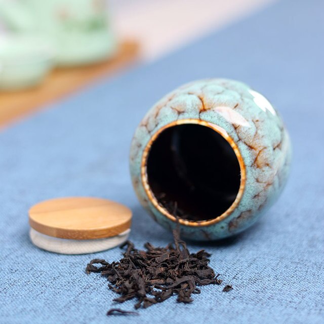 Chińskie ceramiczne naczynie na herbatę z drewnianą pokrywką i włókninową wyściółką - Wianko - 9