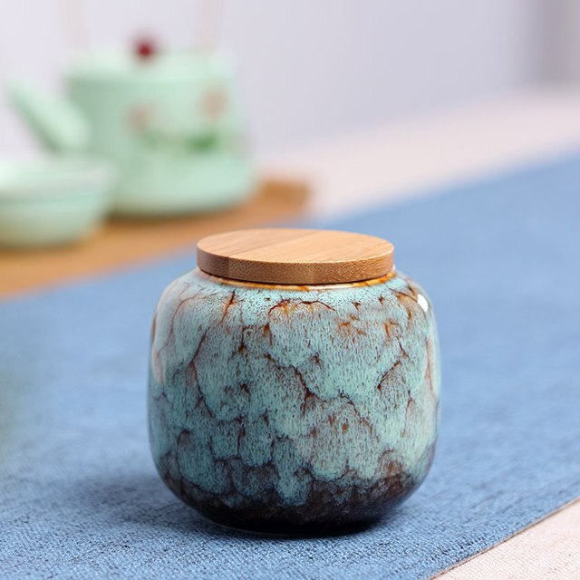 Chińskie ceramiczne naczynie na herbatę z drewnianą pokrywką i włókninową wyściółką - Wianko - 8