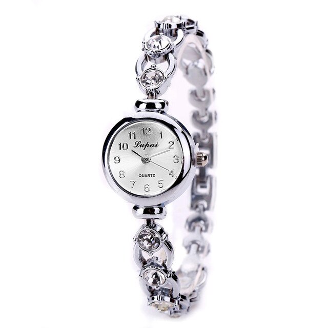 Bransoletka do zegarka damskiego z paskiem w kształcie diamentu, cienki pasek, mały i wykwintny dial, fashion, delikatny i wszechstronny zegarek - Wianko - 2