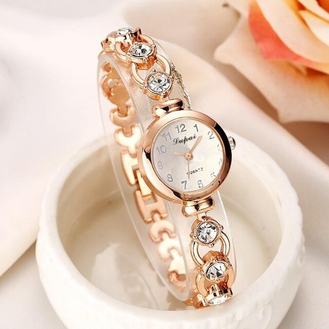Bransoletka do zegarka damskiego z paskiem w kształcie diamentu, cienki pasek, mały i wykwintny dial, fashion, delikatny i wszechstronny zegarek - Wianko - 4