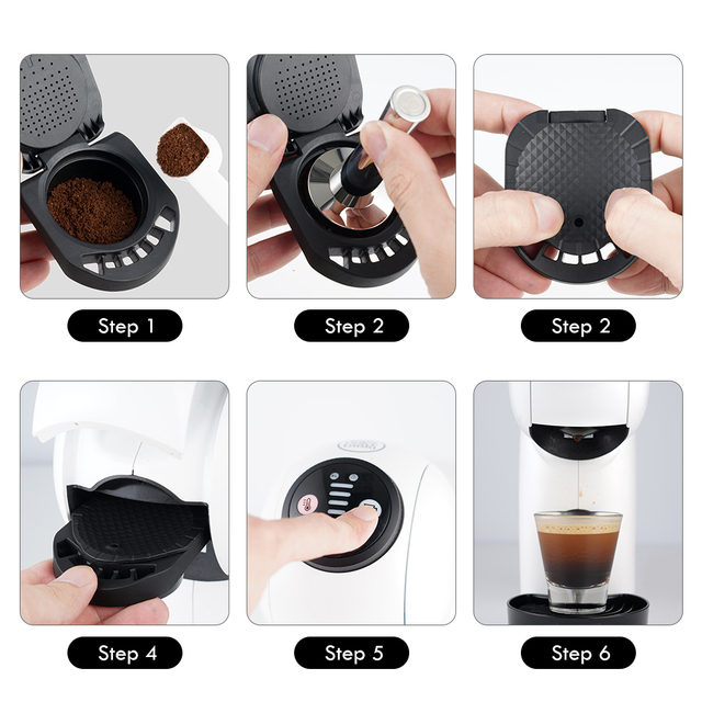 Wymienny uchwyt do kawy Dolce Gusto Genio S i Piccolo XS - Adapter ekspresu - Wianko - 4