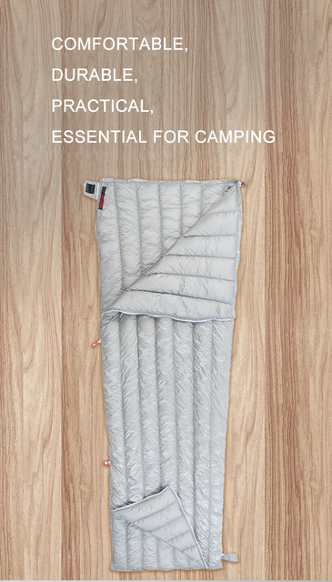 Śpiwór puchowy AEGISMAX Outdoor Camping E 800FP - ultralekki, trzysezonowy, gęsie puch, mumia - Wianko - 5