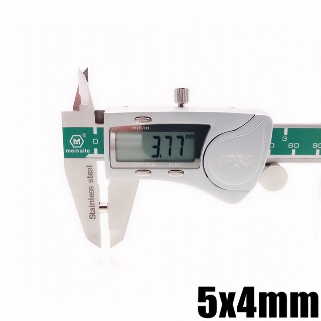 Permanentny neodymowy magnes N35, 5x4mm, 20/50/100/500/1000/2000 szt - Wianko - 7