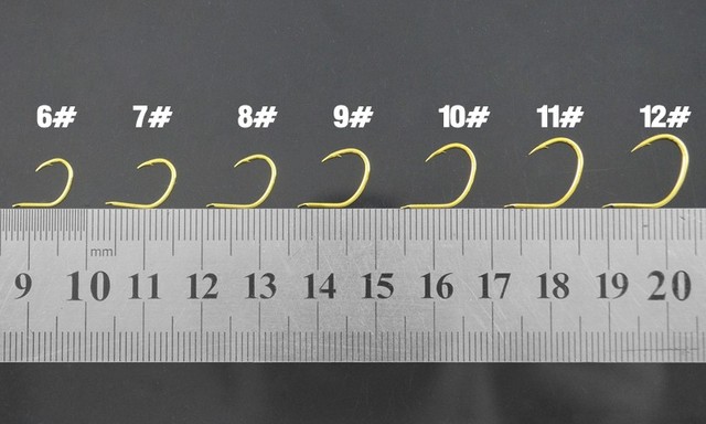 10 sztuk złotych haczyków wędkarskich MNFT z ostrymi węglowymi hakiem ze stali pochodzący z Japonii - Wianko - 3
